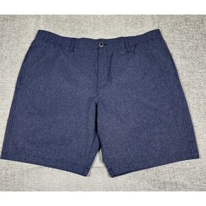 Under Armour Shorts Mens 40 Blue Vented Performance Golf Chino 9 In